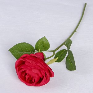 Цветы искусственные "Роза Пьяно" 8*45 см, красный