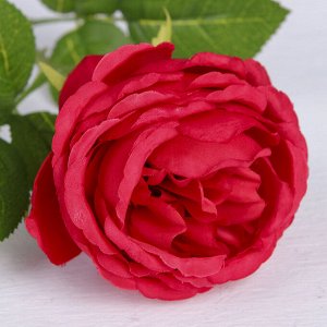 Цветы искусственные "Роза Пьяно" 8*45 см, красный