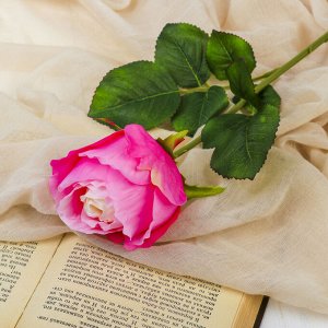 Цветы искусственные "Роза амбра" 6*51 см, розовый