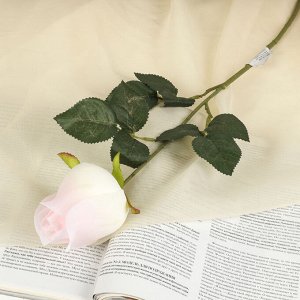 Цветок искусственный "Роза" розовая