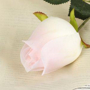 Цветок искусственный "Роза" розовая