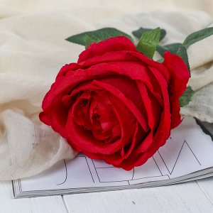 Цветы искусственные "Роза Охара" 8,5*56 см, красный