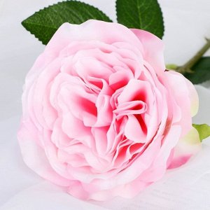 Цветок искусственный "Роза Прима" 11х45 см, розовый