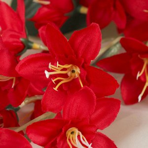 Цветы искусственные "Кливия" 5*70 см, красный