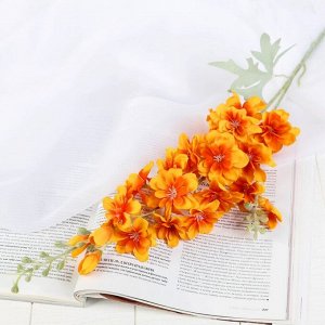 Цветы искусственные "Клематис" 6х80 см оранжевый