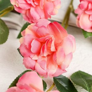Цветы искусственные "Роза Галика" 5*70 см, розовый