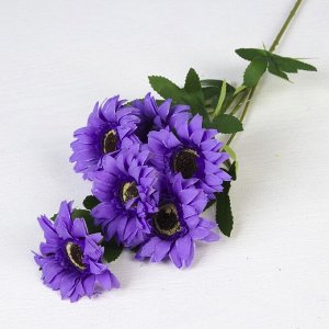 Цветы искусственные "Гербера садовая" 6*50 см, фиолетовый