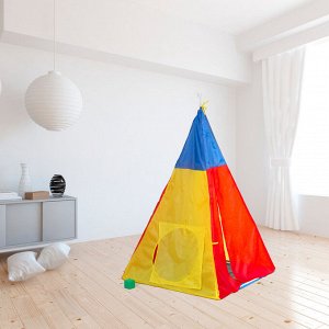 Палатка детская «Разноцветный домик», 142 * 100 * 100 см