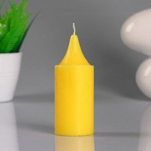 Свеча- цилиндр "Лимон" ароматическая, 4?10 см 4852507