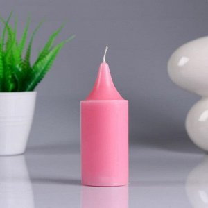 Свеча- цилиндр "Роза" ароматическая, 4-10 см