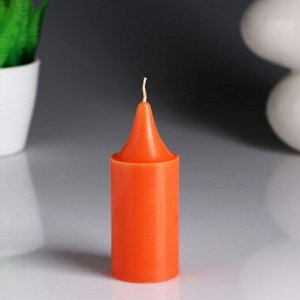 Свеча- цилиндр "Апельсин" ароматическая, 4?10 см 4852499