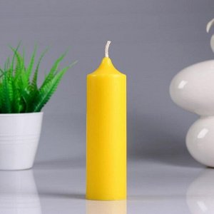 Свеча- цилиндр "Лимон" ароматическая, 4?13,5 см