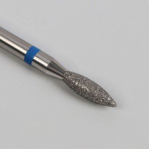 Фреза алмазная для маникюра «Пламя», средняя зернистость, 2,5 - 8 мм