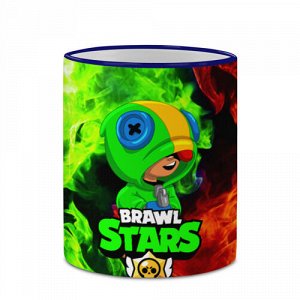 Кружка с полной запечаткой «BRAWL STARS LEON»