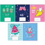 Тетрадь 12л., линия ArtSpace &quot;Рисунки. Trendy meow&quot;