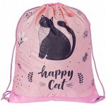 Мешок для обуви 1 отделение ArtSpace &quot;Cat&quot;, 340*420мм