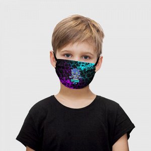 VseMaykiRu Детская маска (+5 фильтров) «BRAWL STARS LEON ОБОРОТЕНЬ.»