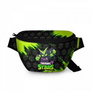 Поясная сумка 3D «BRAWL STARS VIRUS 8-BIT»