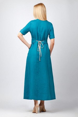 Платье женское "Некст" модель 326/3 морская волна