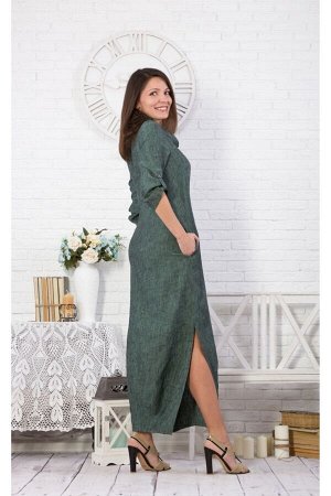 Платье женское Соло модель 378/5 зеленый меланж