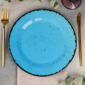Тарелка Acquamarino, d=25,5 см, цвет голубой