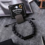 Браслет унисекс &quot;Шамбала&quot; звезды, цвет чёрный, шар №10 ,16см