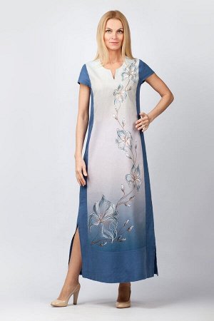Платье женское Лилия градиент модель 308 джинс
