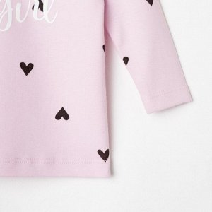 Комплект: джемпер, брюки Крошка Я "Cute", розовый.
