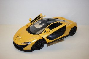 75110Y Машинка на радиоуправлении RASTAR McLaren P1, цвет жёлтый 27MHZ, 1:14