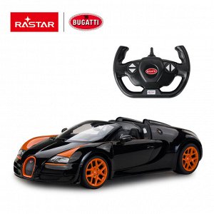 70400B Машинка на радиоуправлении RASTAR Bugatti Grand Sport Vitesse, черный 1:14