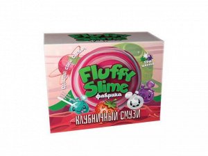 Набор для эксперементов Fluffy Slime фабрика "Клубничный смузи" 3 слайма 3 цвета