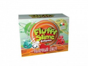 Набор для эксперементов Fluffy Slime фабрика "Яблочный джем" 3 слайма 3 цвета