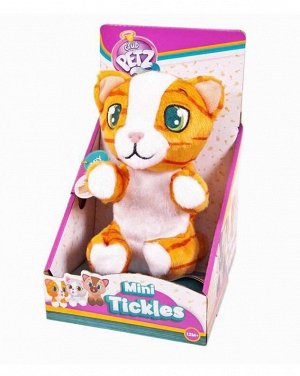 Игрушка интерактивная IMC Toys Club Petz Котенок интерактивный (рыжий полосатый) , со звуковыми эффектами, шевелит лапками если почесать животик230