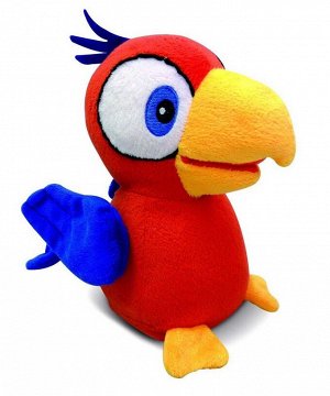 94215 Мягкая игрушка IMC Toys Club Petz Funny Попугай Charlie интерактивный (красный) , повторяет слова, шевелит клювом, мягконабивной