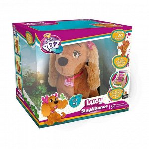 Игрушка интерактивная IMC Toys Club Petz Собака Lucy Sing and Dance, интерактивная (выполняет 20 команд, танцует, синхронизируется с приложением для с1042