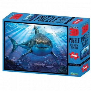 Пазл Prime 3D Большая белая акула 500 элементов14