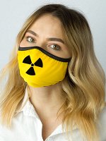 Маска с принтом Радиация