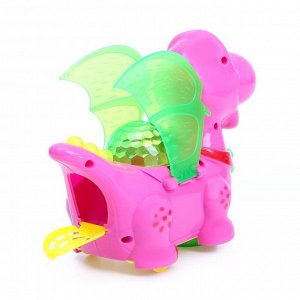 Развивающая игрушка «Дракончик», двигается, световые и звуковые эффекты, цвета МИКС