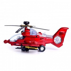 Вертолёт «Кобра», работает от батареек, световые и звуковые эффекты