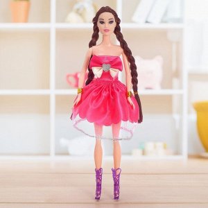 Кукла-модель «Лера» в платье, МИКС