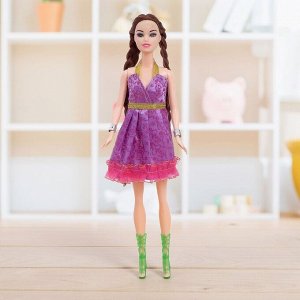 Кукла модель «Лера» в платье, МИКС
