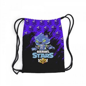 Рюкзак-мешок 3D «BRAWL STARS LEON ОБОРОТЕНЬ»