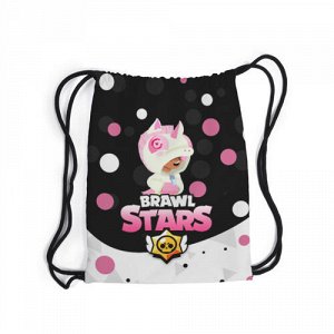 Рюкзак-мешок 3D «BRAWL STARS LEON UNICORN»