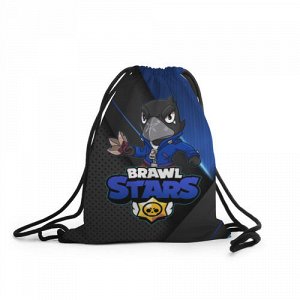 Рюкзак-мешок 3D «BRAWL STARS CROW»