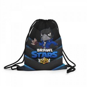 Рюкзак-мешок 3D «BRAWL STARS CROW»