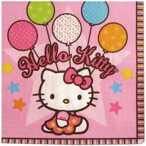 Салфетка Hello Kitty 33 х 33 см набор 16 шт