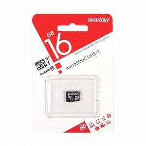 MICRO SD 16Gb Smart Buy Class 10 UHS-I без адаптера SD