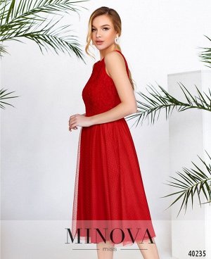 Платье №3143-красный