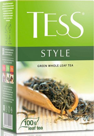 Чай Тесс Style green tea 100г 1/14, шт