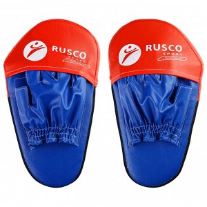 Лапы Rusco Sport, большие, 2 шт., искусственная кожа, цвета МИКС